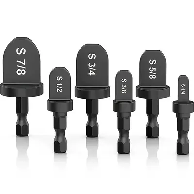 Swaging Tool Drill Bit Set, HVAC Repairing Set, Air Conditioner Manual Copper Pipe Swage Tube Expander Soft Copper Tubing Too...