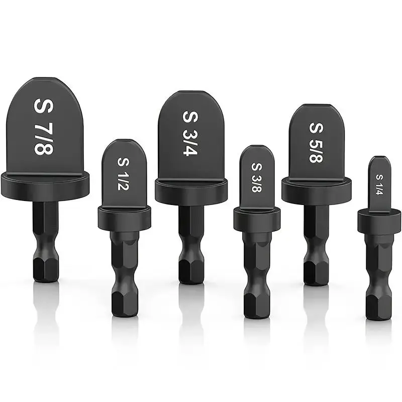 Swaging Tool Drill Bit Set, HVAC Repairing Set, Air Conditioner Manual Copper Pipe Swage Tube Expander Soft Copper Tubing Too...