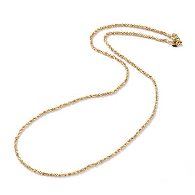 Brass Rope Chain Necklaces