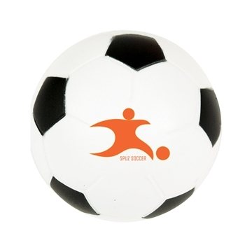 100 Promotional Soccer Ball Shape Stress Ball - Polyurethane
