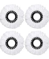 Spin Mop Replacement Head, Microfiber Mop Head Refills Round Shape for Universal Spin Mop System Perfect for Home Cleaning
