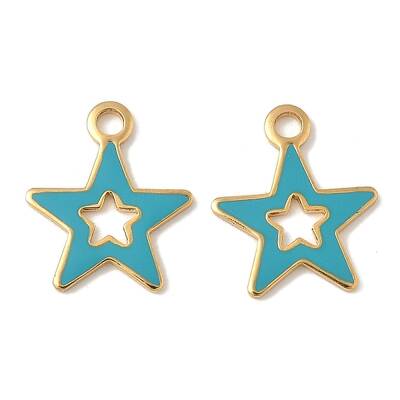 304 Stainless Steel Enamel Charms
