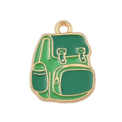 Camping Equipment Series Alloy Enamel Pendants