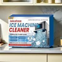 Gentle Cleaning Ice Machine Cleaner, 12pcs/set Professional Ice Machine Cleaning Tablet, Household Kitchen Appliance Cleaning...