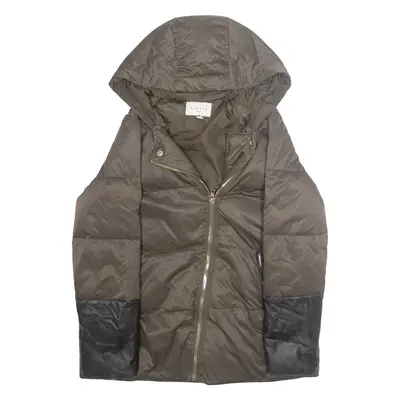 SANDRO Womens Jacket Green Hooded L