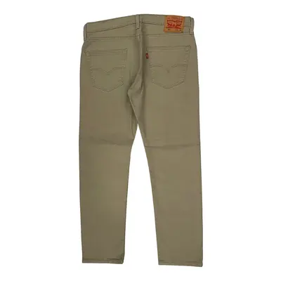 502 Levis Trousers - 34W 30L Beige Cotton Blend