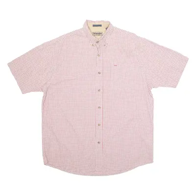 WRANGLER Hero Mens Shirt Red Check L