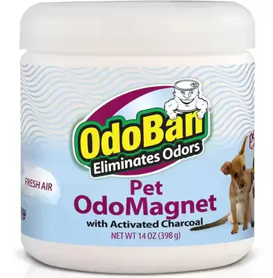 WL01 OdoBan OdoBan 14 oz. OdoMagnet Odor Absorber with Activated Charcoal, Pet Odor Eliminator for Home, Bathroom, Kitchen, F...