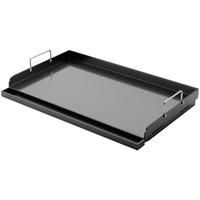Uniflasy 25 x 16 Nano-Ceramic Nonstick Griddle for Gas & Charcoal Grills – Universal Flat Top with Grease Groove, Reinf...