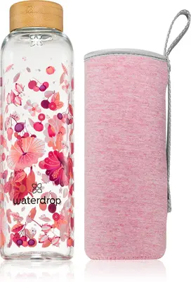 Waterdrop Glass Edition glass water bottle Relax 600 ml