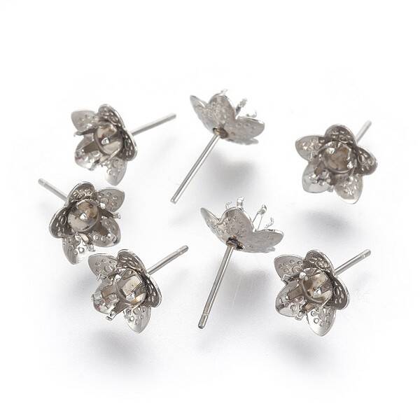 Tarnish Resistant 304 Stainless Steel Stud Earring Findings