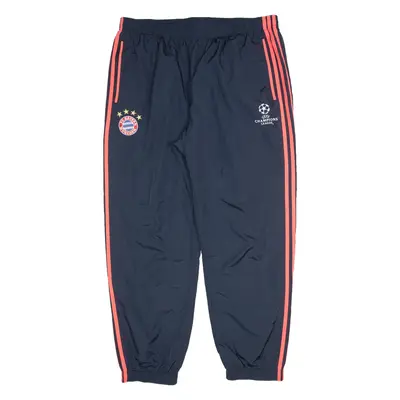 ADIDAS Mesh Lined Womens Joggers Blue Tapered 2XL W38 L28