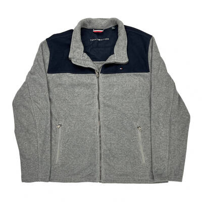 Tommy Hilfiger Fleece - 2XL Grey Polyester