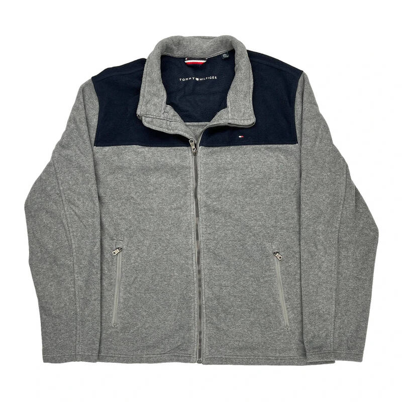 Tommy Hilfiger Fleece - 2XL Grey Polyester