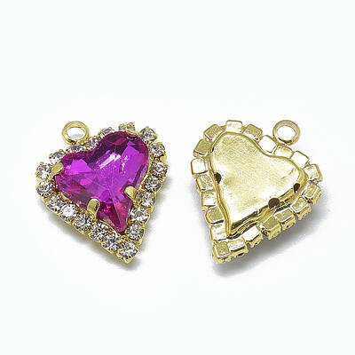 Glass Rhinestone Pendants