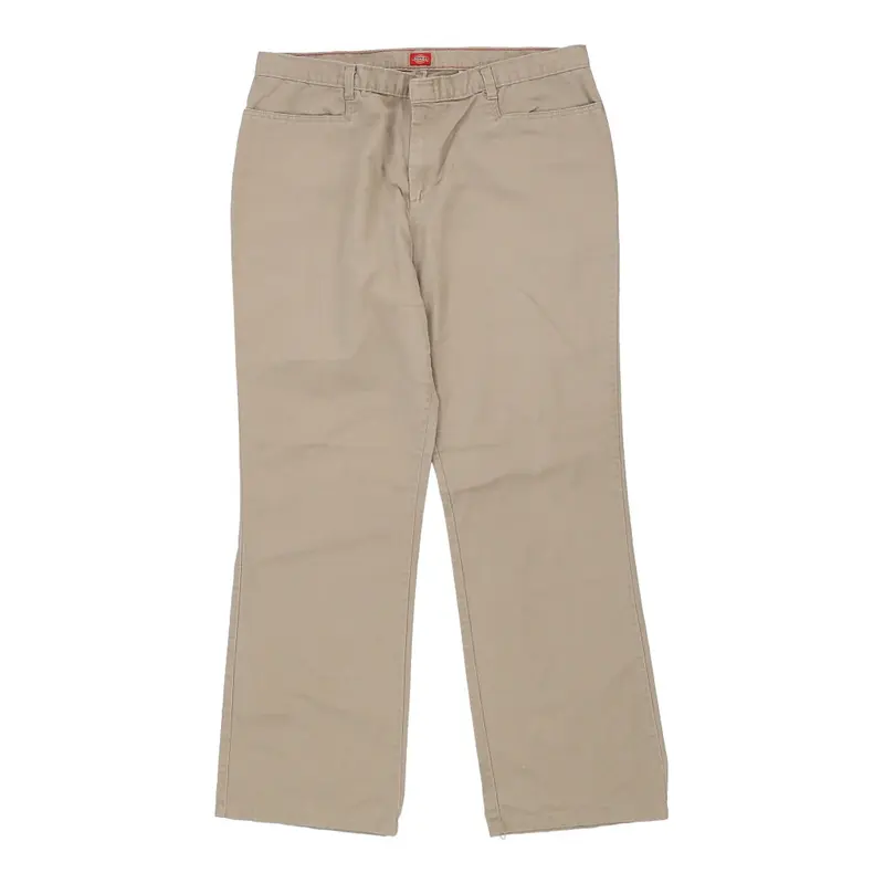 Dickies Trousers - 37W 31L Beige Cotton Blend