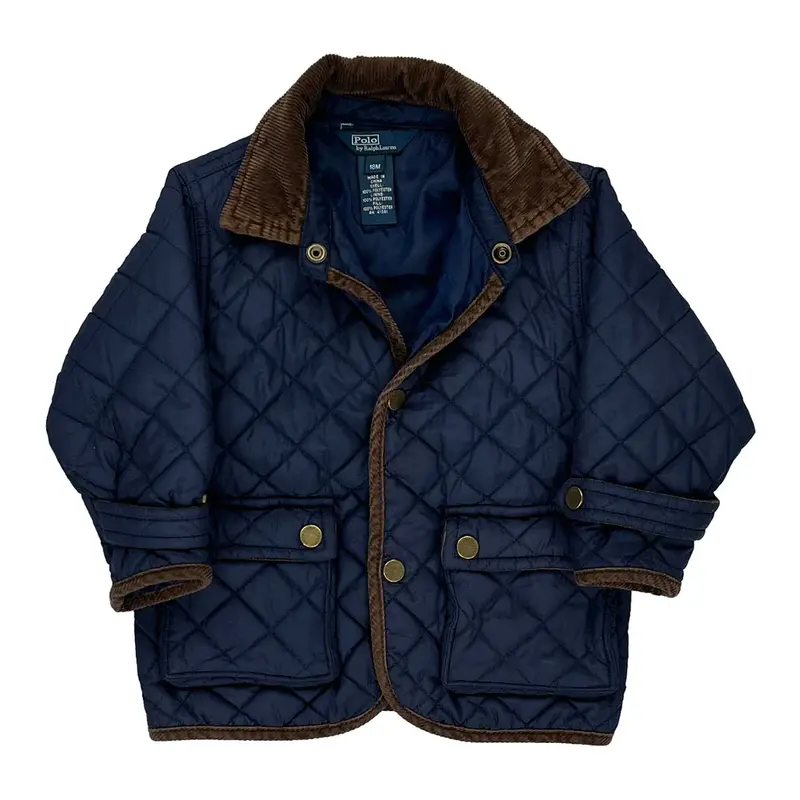 18 Months Polo By Ralph Lauren Jacket - XS Blue Polyester