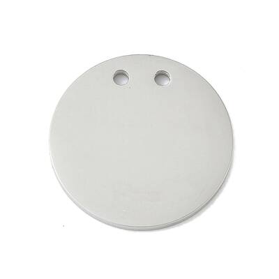 304 Stainless Steel Stamping Blank Tag Pendants