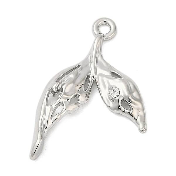 Alloy Pendants with Rhinestone