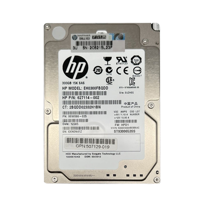 507129-019 HP 300GB 6Gb/s SAS 15000 2.5-inch Hard Drive
