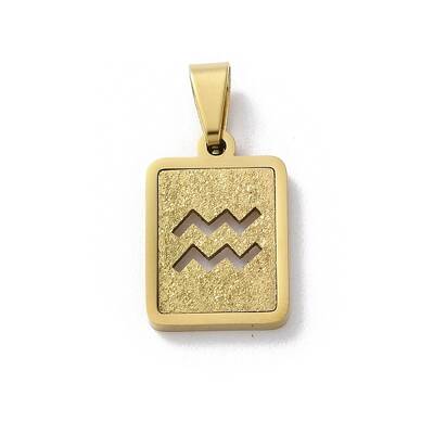 304 Stainless Steel Twelve Constellations Pendants