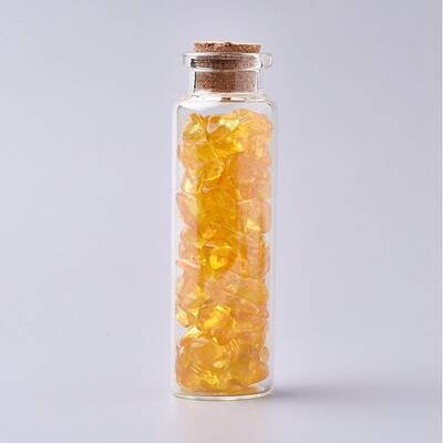 Glass Wishing Bottle