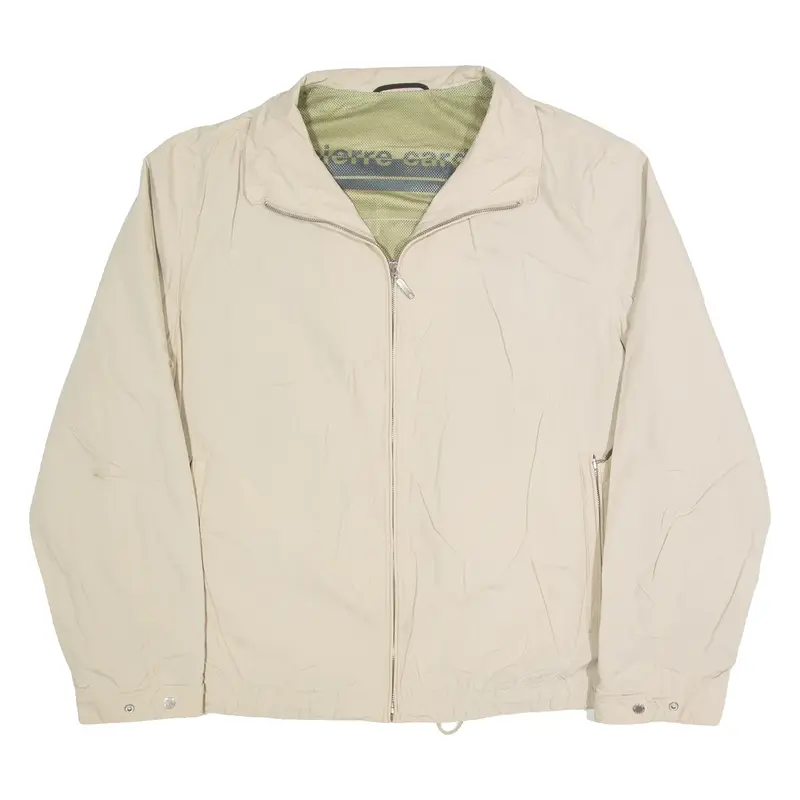 PIERRE CARDIN Mesh Lined Mens Lined Jacket Beige L