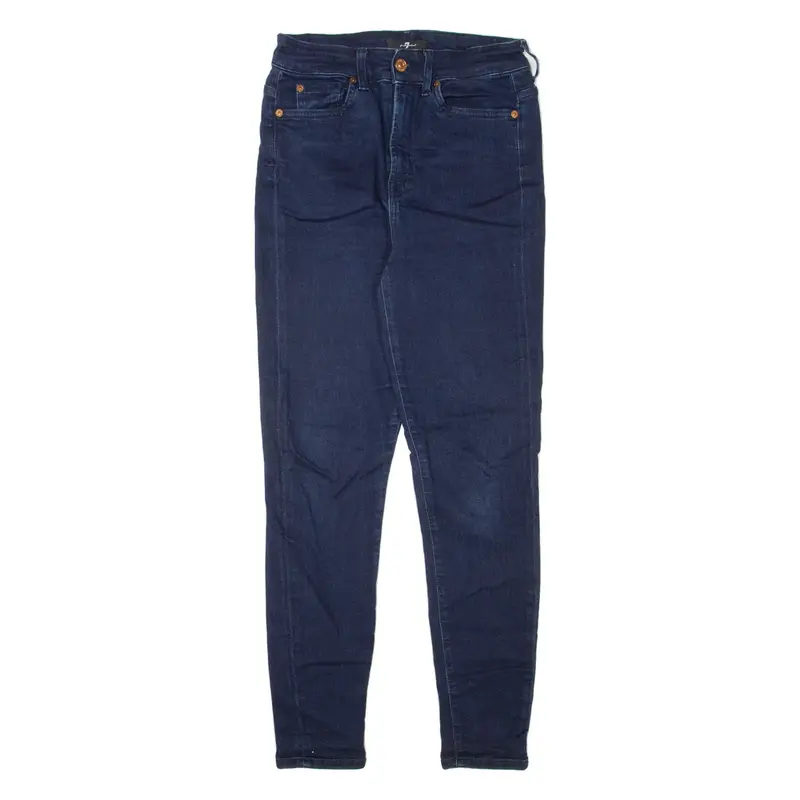 7 FOR ALL MANKIND Womens Jeans Blue Slim Skinny Denim W25 L27