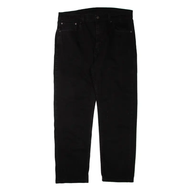 LEVI'S Mens Jeans Black Regular Straight W34 L30