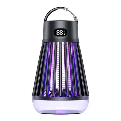 Portable Rechargeable Bug Zapper, Outdoor Mosquito Zapper with LED Light, Waterproof Mosquito Killer, Electronic Fly Zapper f...