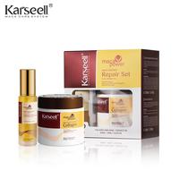 Karseell Collagen Hair Care Deep Moisturizing Mask + Argan Oil Treatment Set for All Hair Types 16.9 fl oz + 1.69 fl oz Hairc...