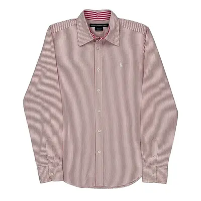 Ralph Lauren Sport Striped Shirt - Small Red Cotton