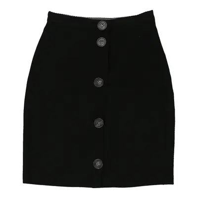 Emporio Armani Skirt - 26W UK 6 Black Wool | Size: UK 6