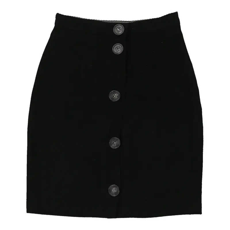 Emporio Armani Skirt - 26W UK 6 Black Wool | Size: UK 6