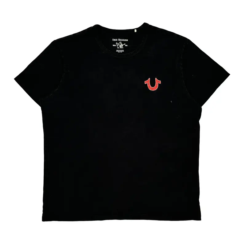 True Religion T-Shirt - XL Black Cotton