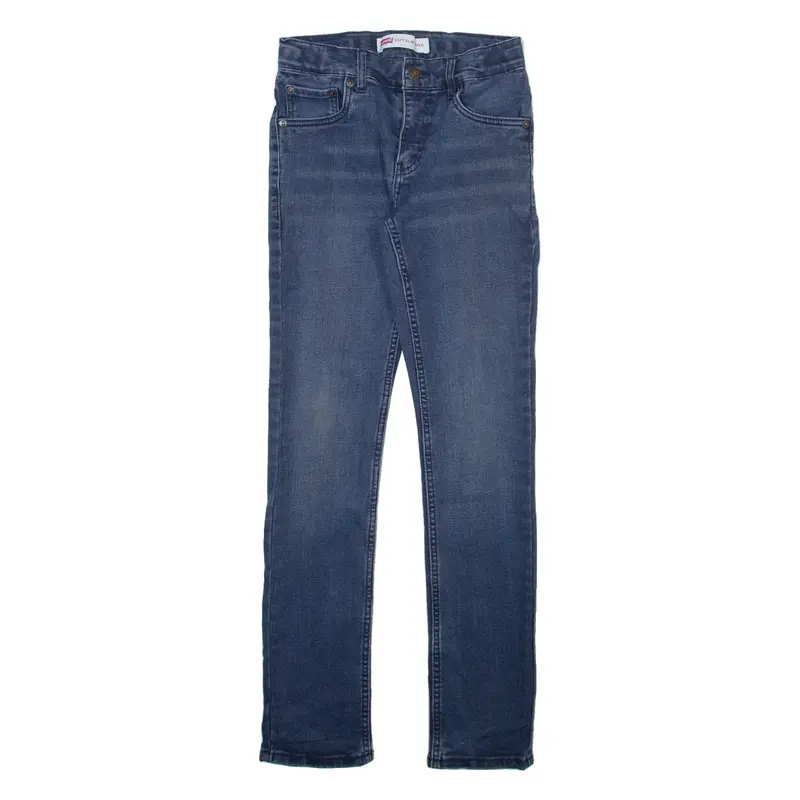 LEVI'S 512 Jeans Boys Blue Slim Tapered W24 L28