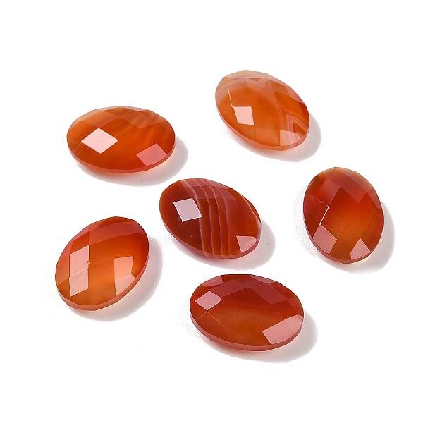Natural Red Agate(Dyed & Heated) Cabochons