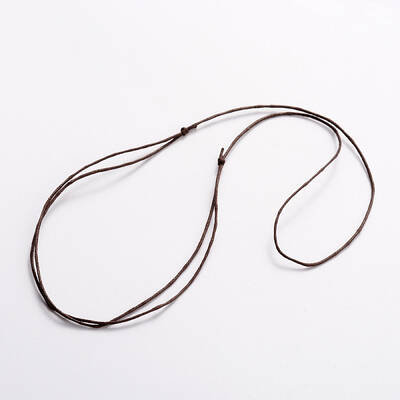 Korea Waxed Cotton Cord Necklace Making