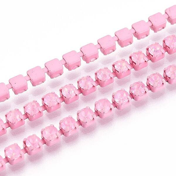 Iron Rhinestone Cup Chains