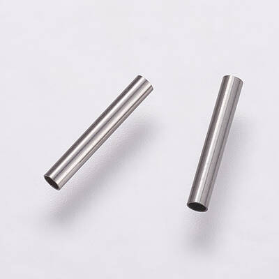 Tarnish Resistant 304 Stainless Steel Tube Beads