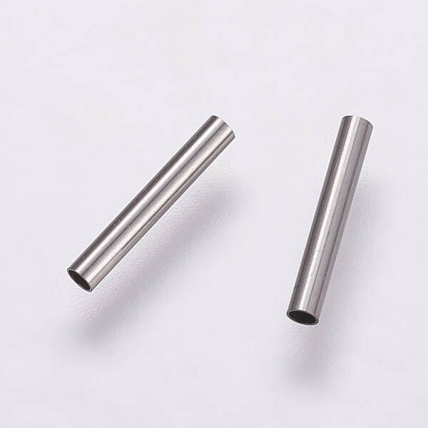 Tarnish Resistant 304 Stainless Steel Tube Beads