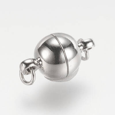 Brass Magnetic Clasps with Loops