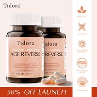 Tidora NR+ Anti-Aging Capsules 300mg – Boost NAD+ for Cellular Energy & Youthful Vitality | 60 Capsules Healthcare Dietary