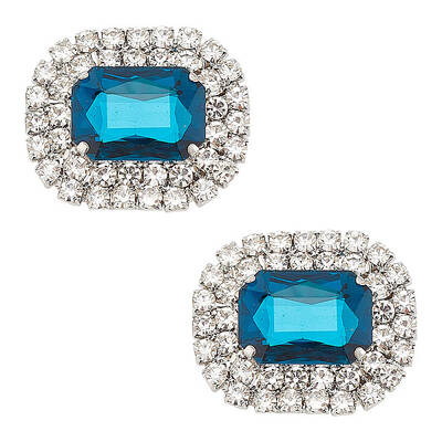 Alloy Rhinestone Shoe Decorations