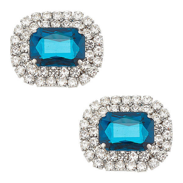 Alloy Rhinestone Shoe Decorations