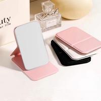 Mini Makeup Mirror, Portable Makeup Mirror, Folding Handheld Mirror, Mother's Day Gift, Compact Mirror for Traveling Pink Acr...
