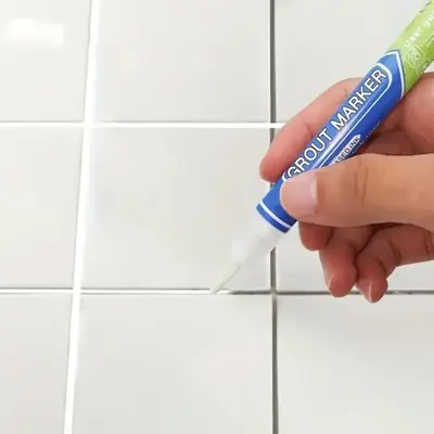 Tile Grout Marker Pen, Waterproof Tile Grout Colorant & Sealer Pen, Grout Marker Repair Pen, Grout Marker Pen for Tile Grout ...