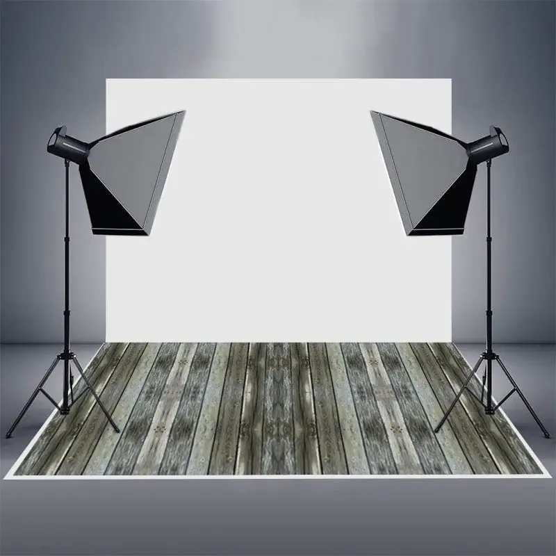 Deep Grey Vertical Texture Wood Rubber Floor Mat - Aperturee