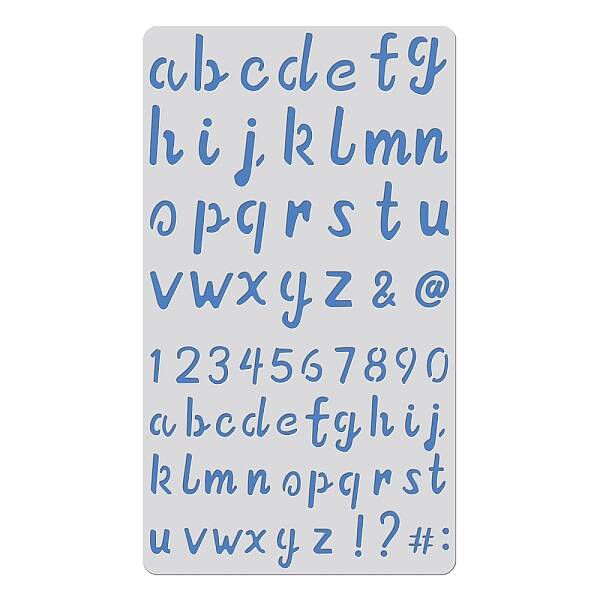 Alphabet Theme Steel Cutting Dies Stencils