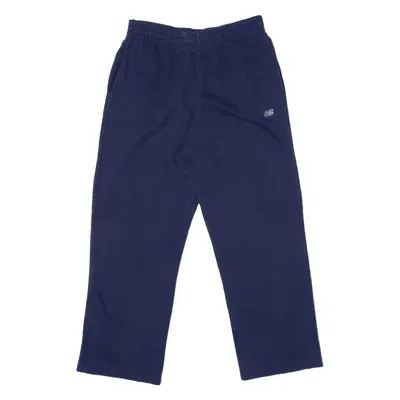NEW BALANCE Sweatpants Blue Straight Mens S W28 L27